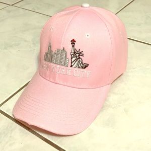 Light pink New York Velcro hat